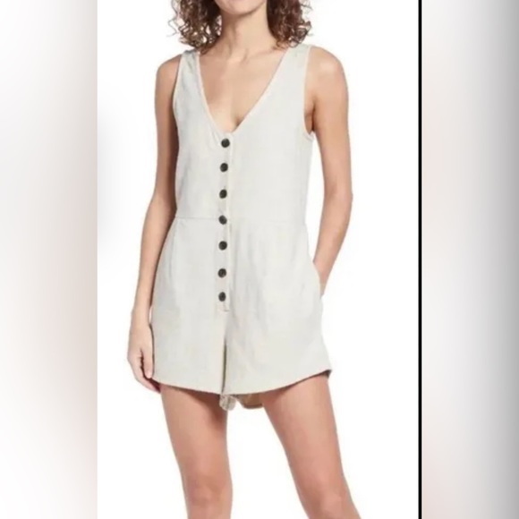 Madewell Pants - Linen blend madewell romper